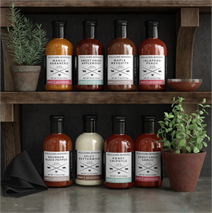 Set of sauces for barbecue
